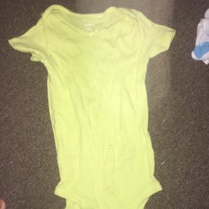 Yellow 18 month onesie